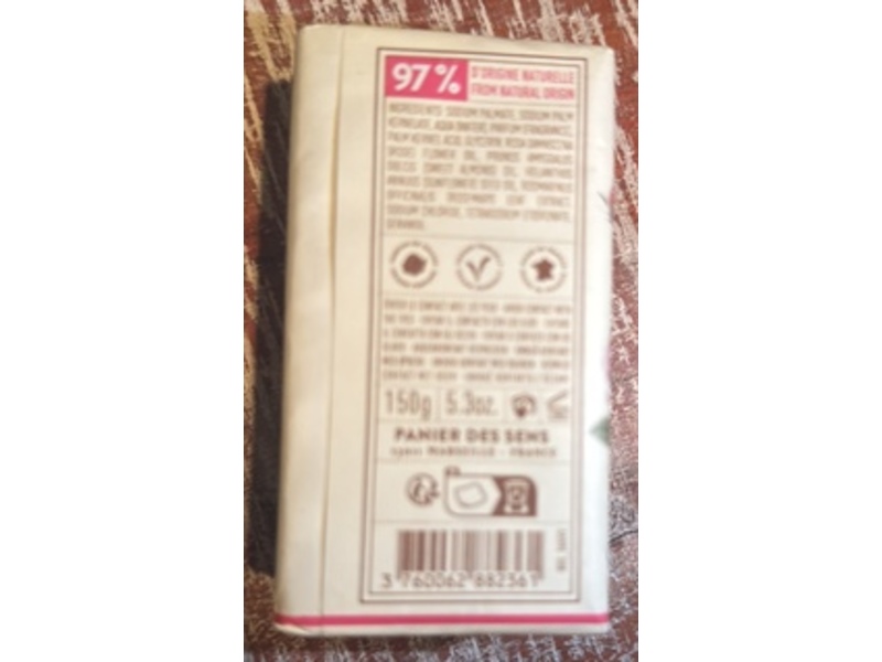 Panier Des Sens Vegetable Soap, Rose, 5.3 oz/150 g, 2 Pack