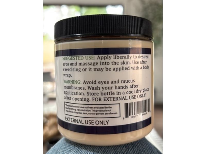 Zathural CBD Hot Cream, 8 oz