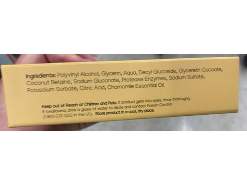 Nantucket Footprint Laundry Detergent Strips, Chamomile, 48 Loads, 3.2 oz/90 g