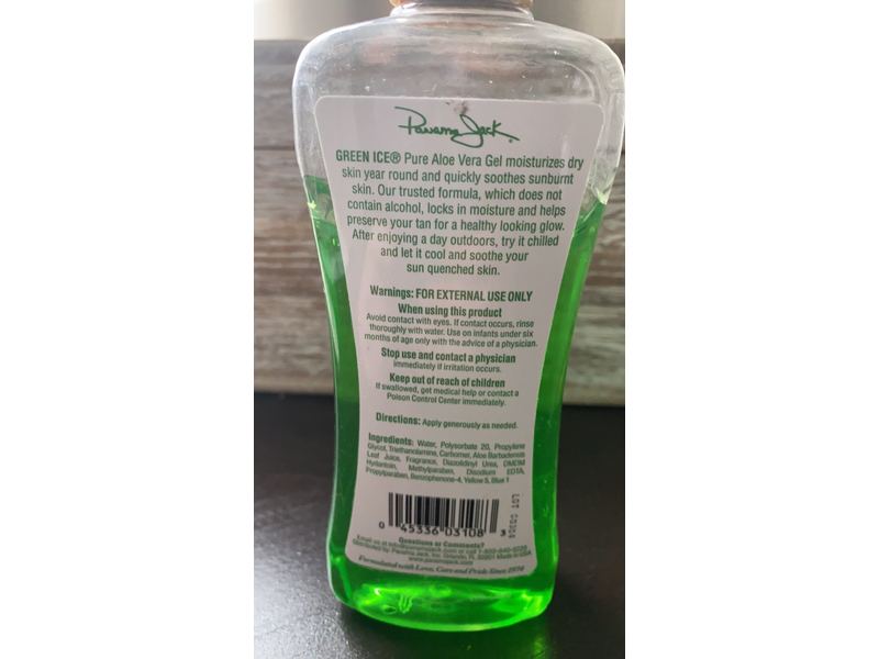 Panama Jack Green Ice Soothing Gel, 8 fl oz/237 mL