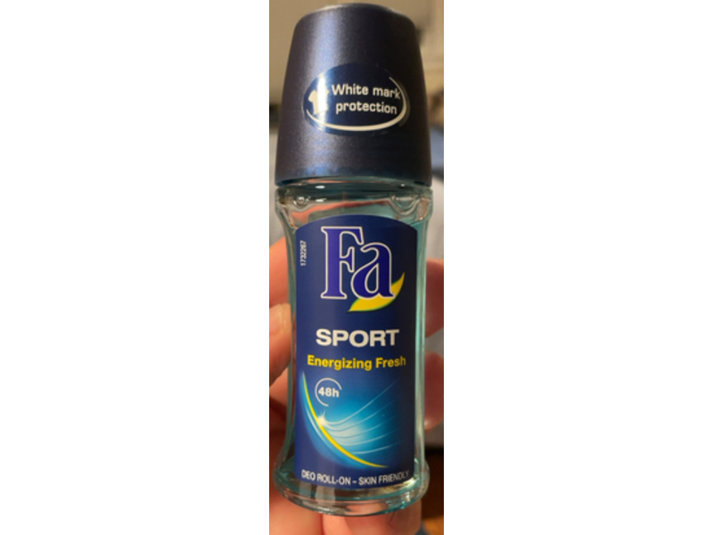 Fa Energizing Fresh Deo Roll-On, Sport, 50 mL