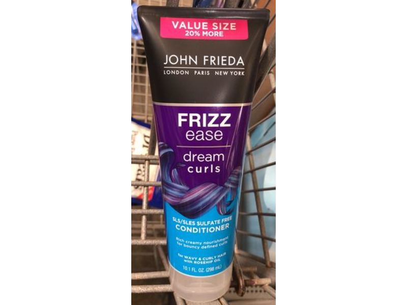 John Frieda Frizz Ease Dream Curls Conditioner, Sulfate-Free, 10.1 fl oz/298 mL