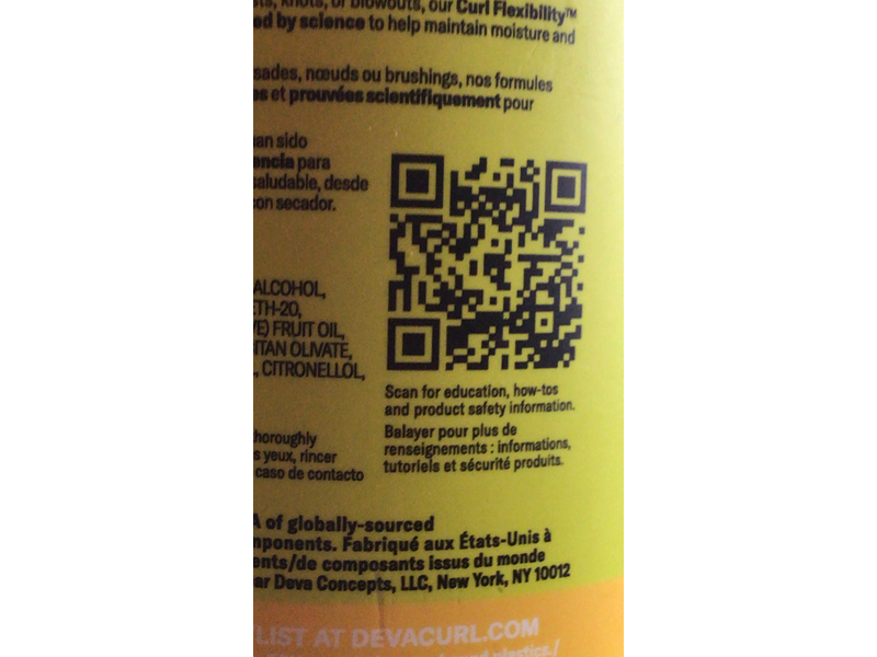 DevaCurl Moisture Seal Hydrating Finishing Spray, Finish, 8 fl oz/236 mL