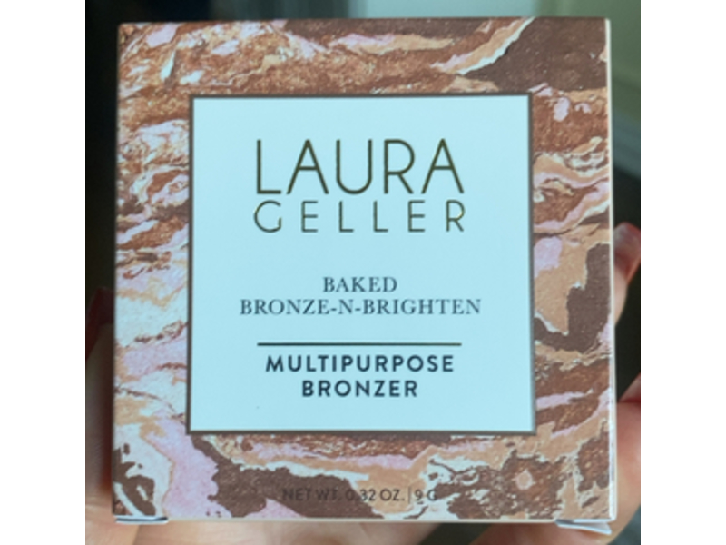 Laura Geller Baked Bronze-N-Brighten Multipurpose Bronzer, Medium, 0.32 oz/9 g