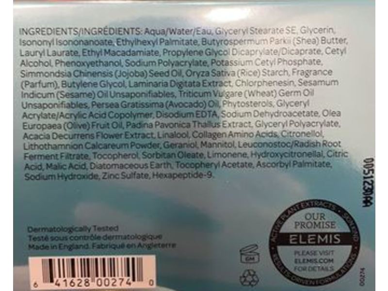 ELEMIS Pro-Collagen Oxygenating Night Cream, Anti-wrinkle, 1.6 fl oz/50 mL