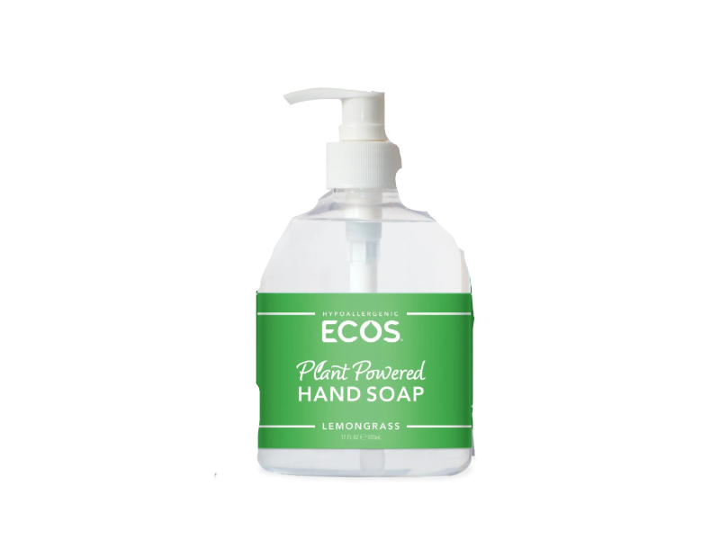 Ecos Plant Powered Hand Soap, Lemongrass, 17 fl oz/503 mL