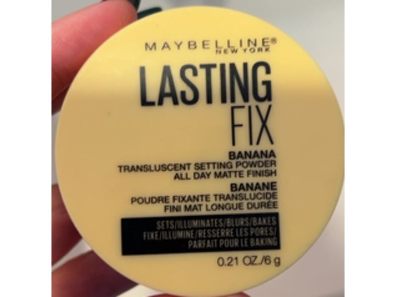 Maybelline Lasting Fix Transluscent Setting Powder, Banana, 0.21 oz/6 g