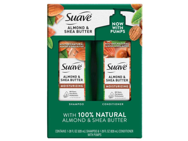 Suave Moisturizing Shampoo And Conditioner Set, Almond & Shea Butter