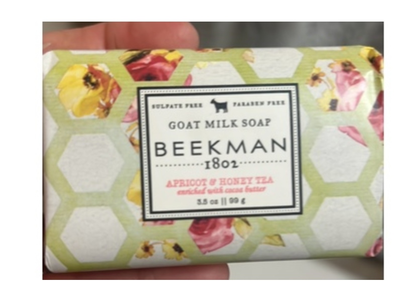 Beekman 1802 Goat Milk Soap, Apricot & Honey Tea, 3.5 oz/99 g