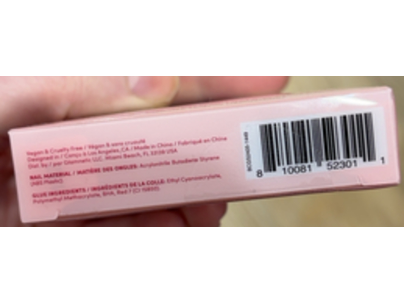 Glamnetic Press On Nails, Winter Comet, Count 30