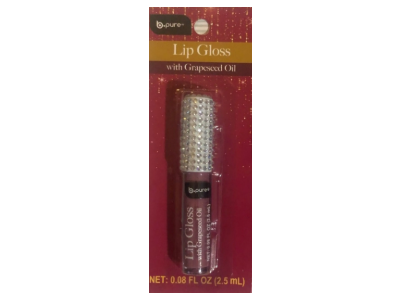 b.pure Lip Gloss, Grapeseed Oil, 0.08 fl oz/2.5 mL