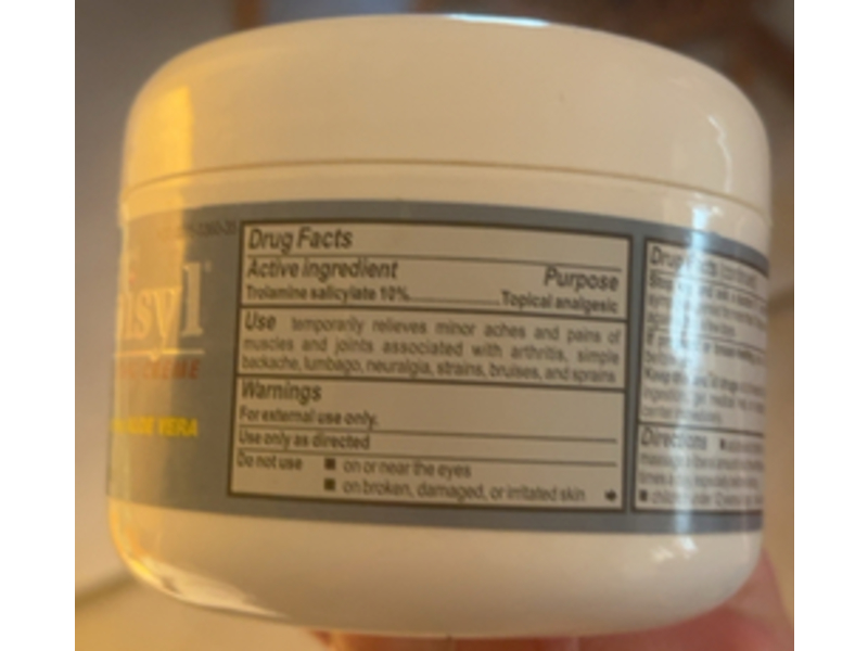 Mobisyl Pain Relieving Creme, Soothing Aloe Vera, 8 oz/226.8 g