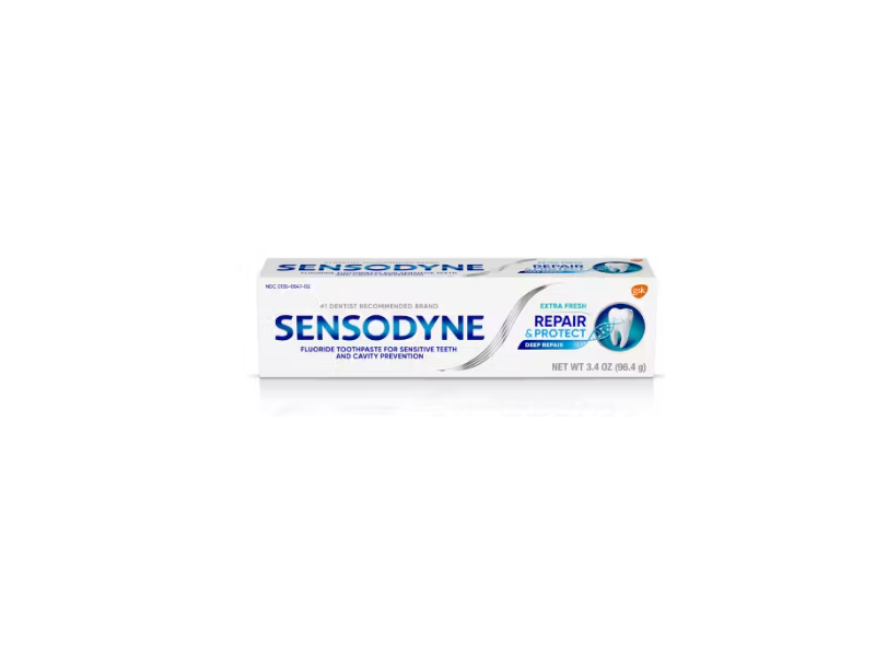 Sensodyne Repair & Protect Fluoride Toothpaste, Extra Fresh, 3.4 oz/96.4 g