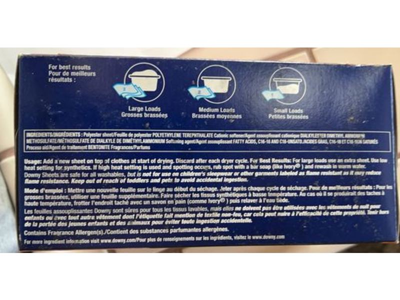 Downy Infusion Bliss Dryer Sheets, Sparkling Amber & Rose, 160 Count