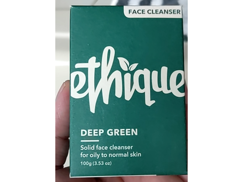 Ethique Solid Face Cleanser, Deep Clean, 3.53 oz/100 g