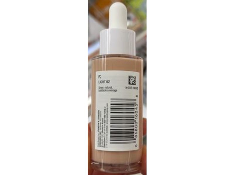 Neutrogena Sensitive Skin Serum Foundation, Light 02, 1 oz/28 g