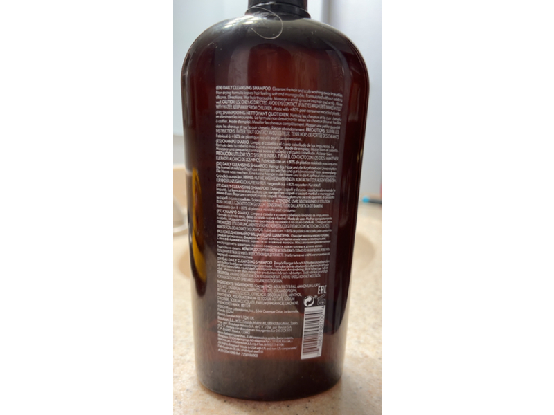 American Crew Daily Cleansing Shampoo, Citrus Mint Fragrance, 33.8 fl oz/1 L