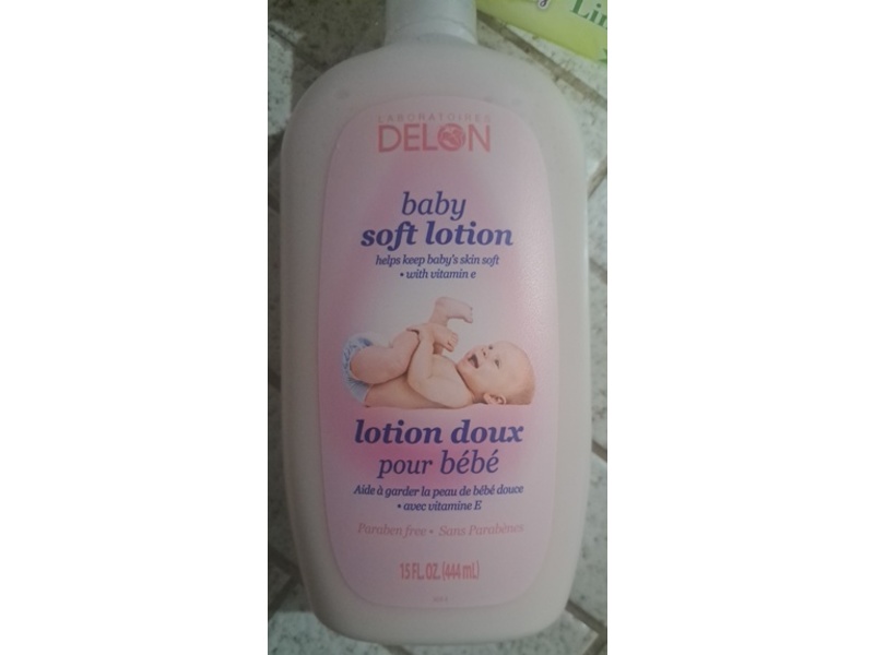 Delon Laboratoires Baby Soft Lotion, 15 fl oz/444 mL