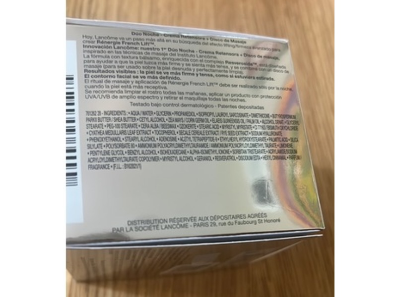 Lancome Renergie French Lift Massage Disk Night Duo, 1.7 oz/50 mL