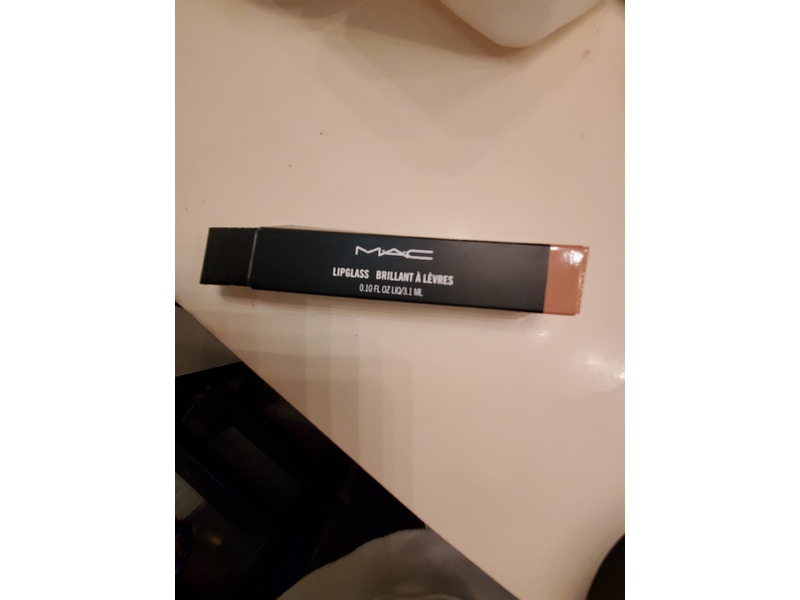 MAC Lipglass Lip Gloss Oh Baby for Women, 0.7 Oz, Multi, 1 Count