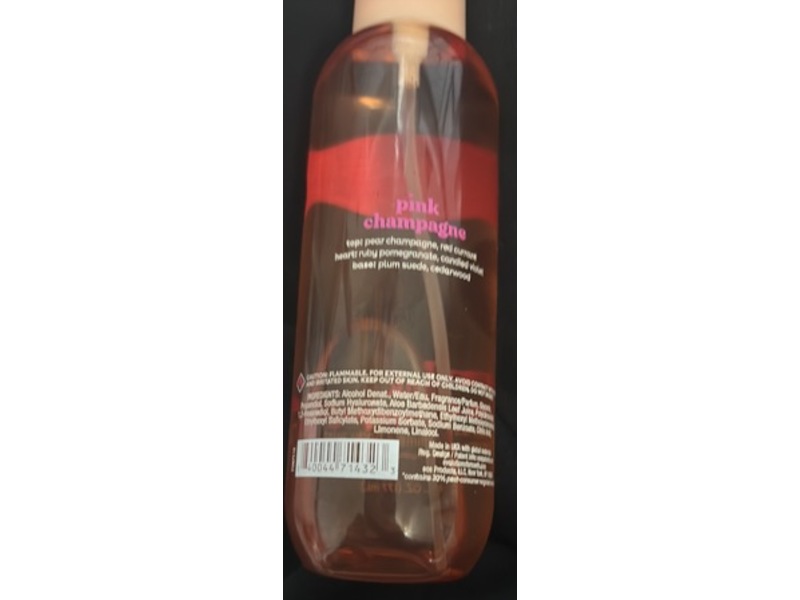 eos Pink Champagne Cashmere Body Mist, 6 fl oz/177 mL