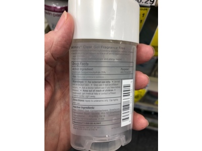 Almay Deo-Stick Für Empfindliche Haut – 24h Schutz, Parfümfrei, 6er Pack (je 2,25 Unzen)