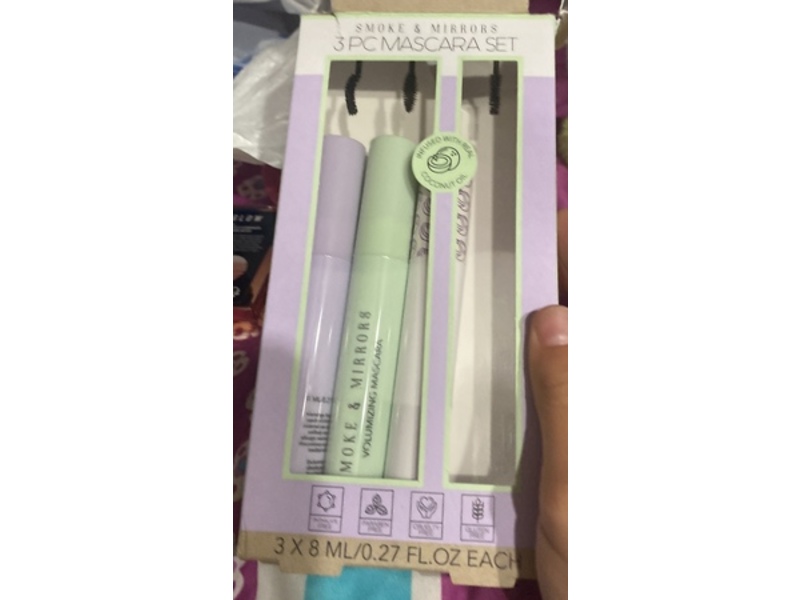 Smoke & Mirrors Volumizing Mascara Set, 0.27 fl oz/8 mL, Pack Of 3