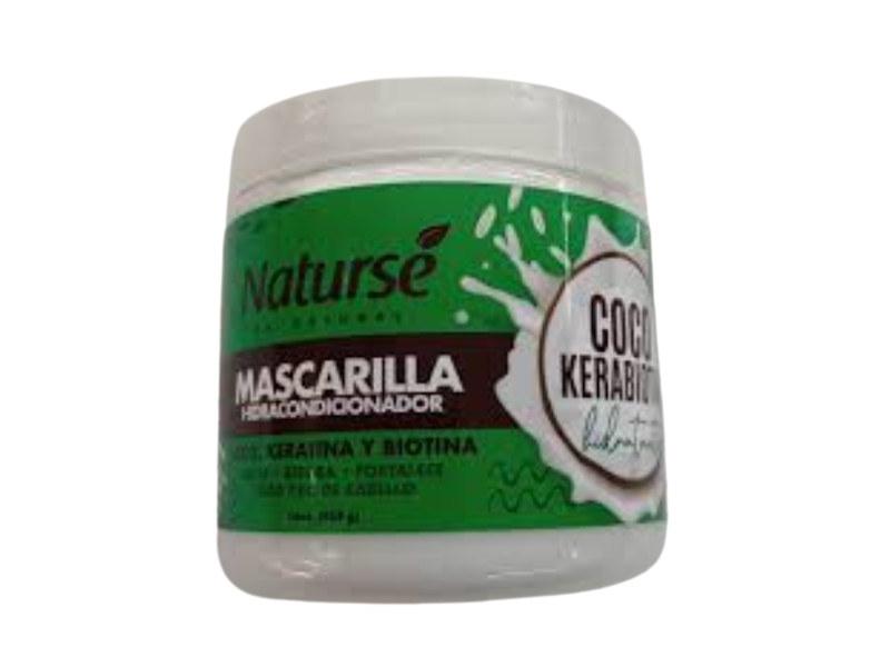 Boe Cosmetics Naturse Hydrating Mask, Coconut + Keratin + Biotin, 16 oz/454 g