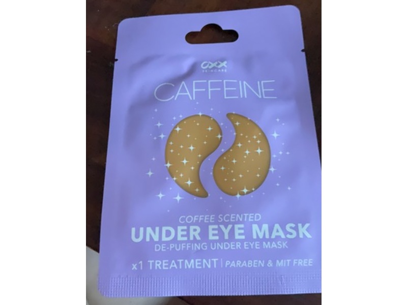 OXX Skincare Under Eye Mask, Coffee Scented