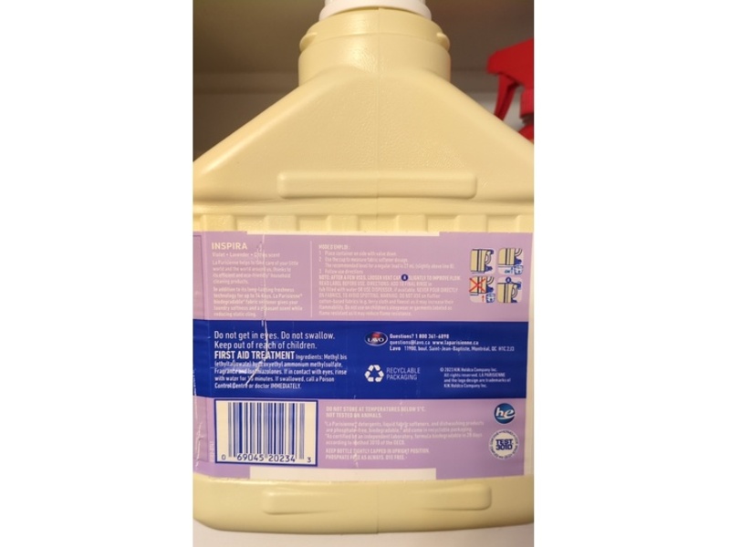 Inspira Biodegradable Fabric Softener, 200 Loads, 5.4 L