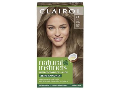 Clairol Natural Instincts Hair Dye, 7A Dark Cool Blonde