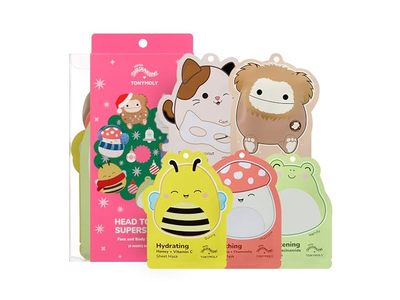 TonyMoly Face & Body Treatment Masks, Head To Toe Superstars, 5 Counts