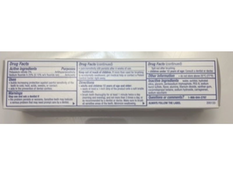 Sensodyne Clinical White Toothpaste, Enamel Strengthening, 2.3 oz/65.2 g