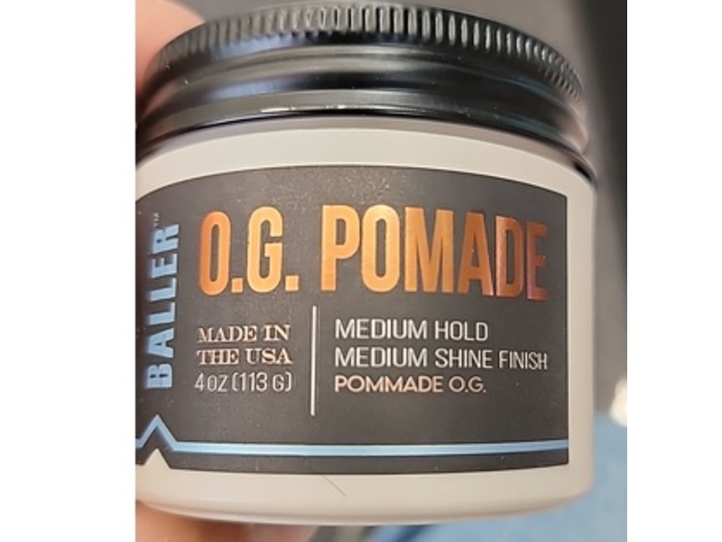 Gibs Grooming O.G. Baller Pomade, Medium Hold, 4 oz/113 g