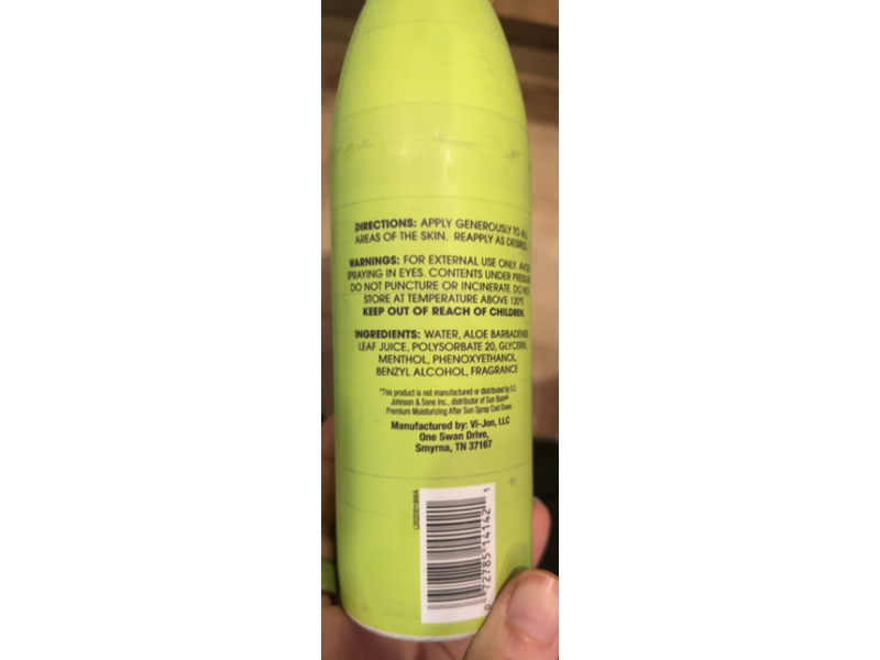 Wild Tropics After Sun Spray, Aloe Vera & Menthol, 5.5 oz/156 g