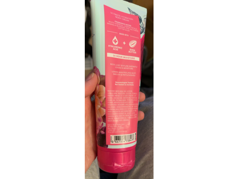 Bath & Body Works Hello Beautiful Ultimate Hydration Body Cream, Hyaluronic Acid, 8 oz/226 g