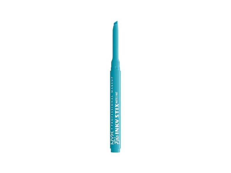 NYX Professional Makeup Epic Inky Stix Eyeliner, 07 Cyber Cyan, 0.003 oz/0.1 g