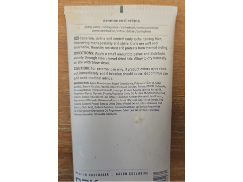 Nak Aromas Leave-In Styling Curl Creme, Argan Oil, 150ml