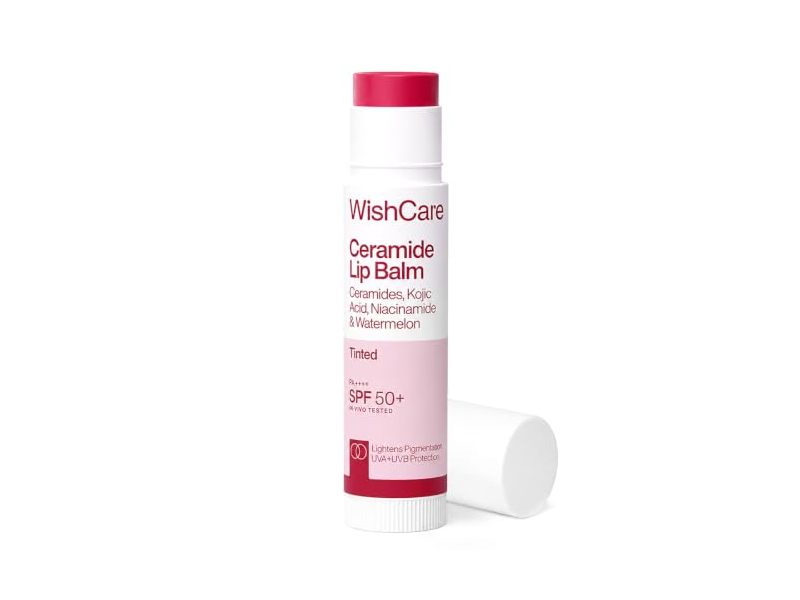 Wishcare Tinted Lip Balm, Natural Pink SPF 50 PA+++, 0.18 oz/5 g