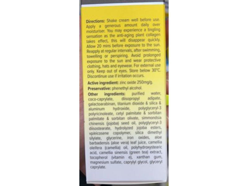 Wotnot Face Sunscreen, Mineral + Make Up, Light BB Cream, SPF 40, 23 oz/60 g