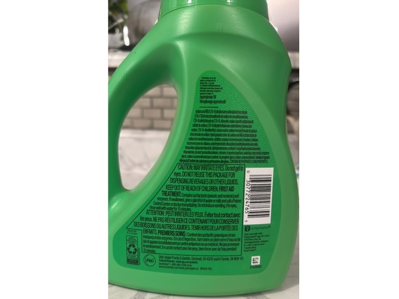 Gain Liquid Laundry Detergent, Original, 29 Loads, 39 fl oz/1.15 L