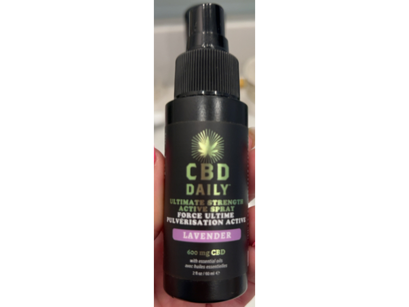 CBD Daily Ultimate Strength Spray, Lavender, 2 fl oz/60 mL