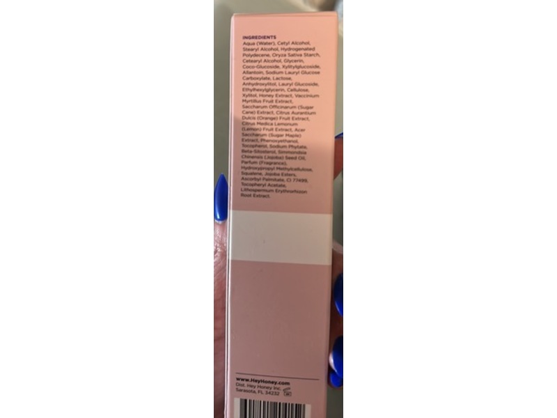 Hey Honey Sweet Treat Recovery Mask, Wild Berry & Honey Yogurt, 2.3 fl oz/70 mL