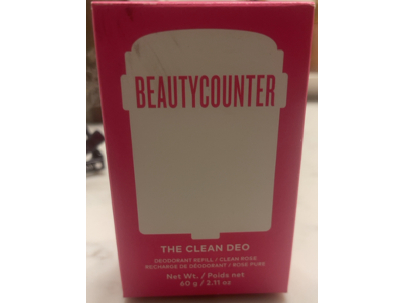 Beautycounter The Clean Deo Refill, Clean Rose, 2.11 oz/60 g
