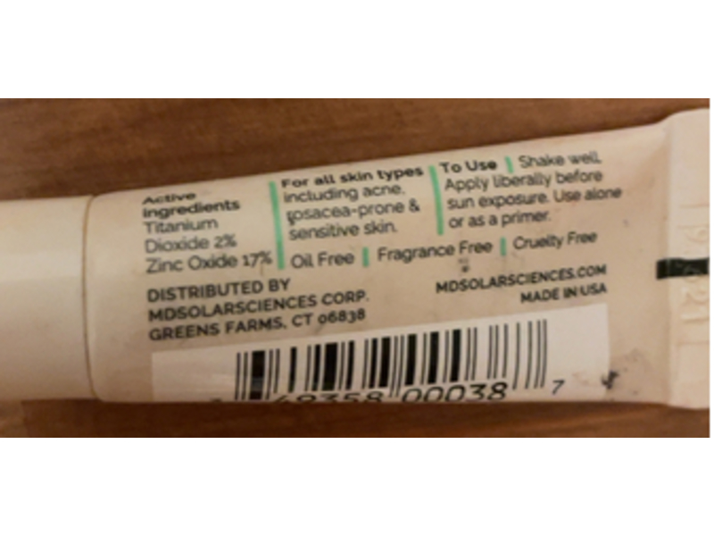 MDSolarSciences Mineral Creme, SPF 50, 0.25 fl oz/7.4 mL