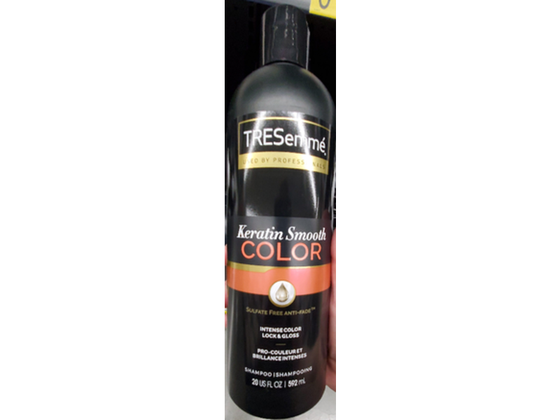 Tresemme Keratin Smooth Color Shampoo, Sulfate Free, 20 fl oz/592 mL, Pack Of 4