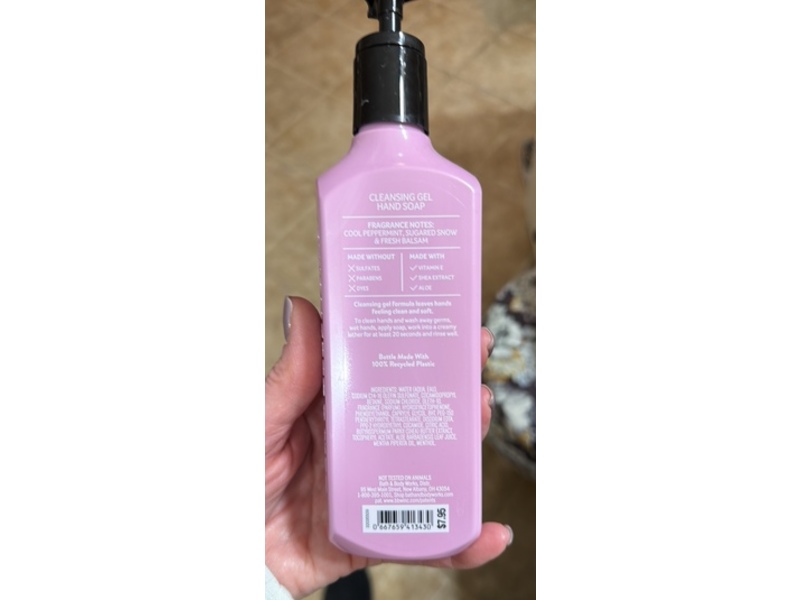 Bath & Body Works Cleansing Hand Soap, Twisted Pepper Mint, 8 fl oz/236 mL