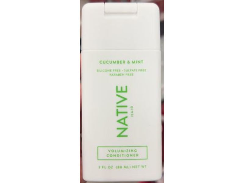 Native Volumizing Conditioner, Cucumber & Mint, 3 fl oz/88 mL
