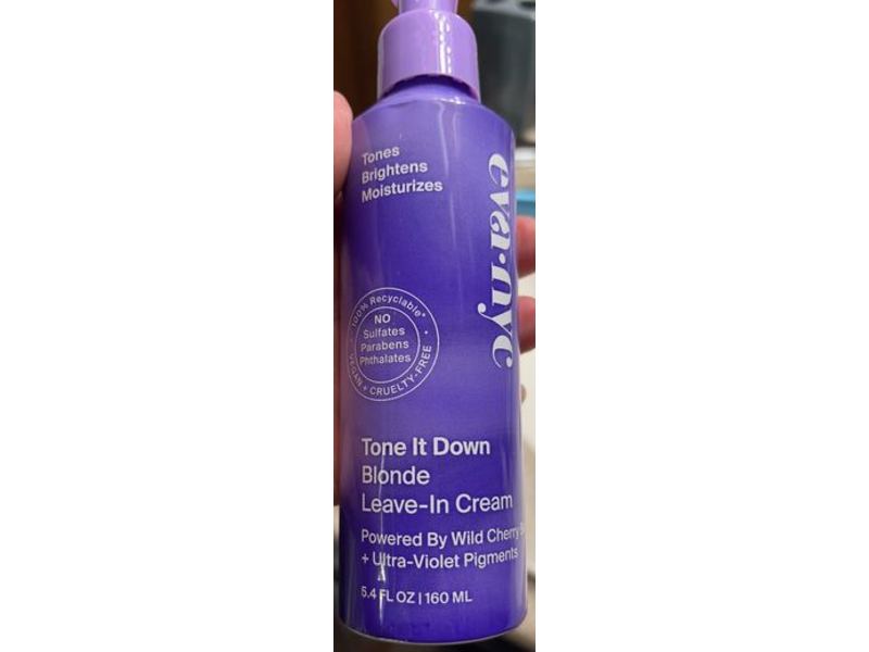 Eva-Nyc Tone It Down Blonde Leave-In Cream, 5.4 fl oz/160 mL