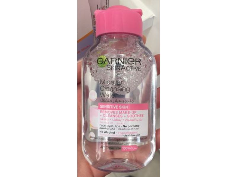 Garnier SkinActive Micellar Cleansing Water, Sensitive Skin, 100 mL
